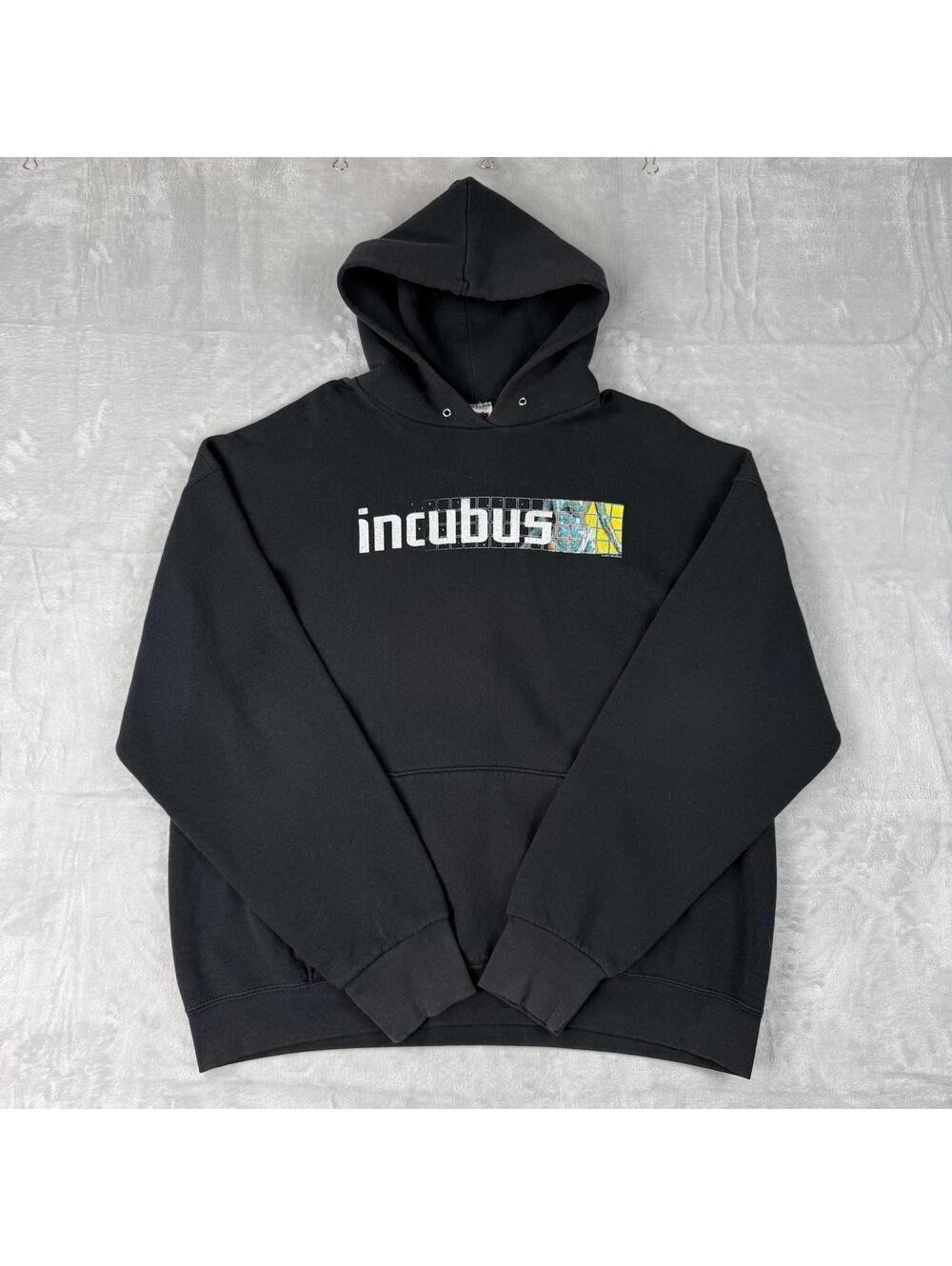 Incubus Hoodie Vintage 2001 Tour Men XL Big Logo Band Alternative Rock Y2K Rare